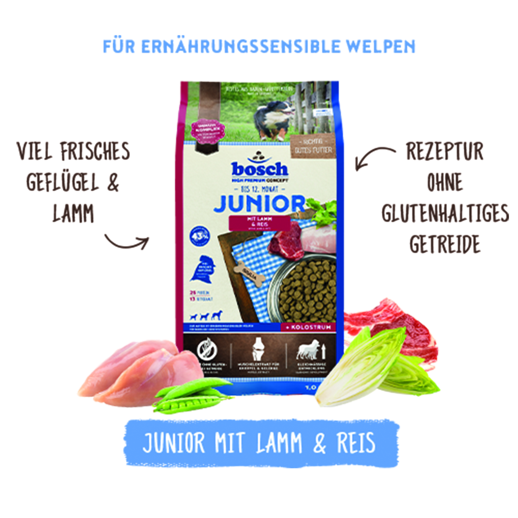 Bosch - Junior Lamm & Reis - 1 x 1kg - 2