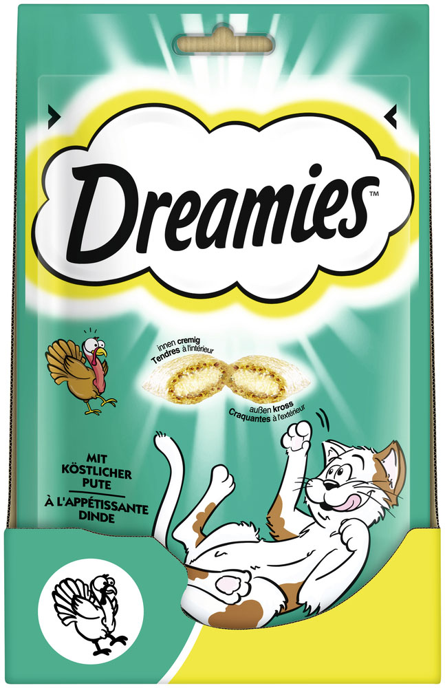 Dreamies - mit Pute 60g - 6 x 60g - 3