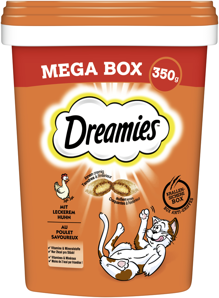 Dreamies - Dreamies Box mit Huhn - 1 x 350g - 2