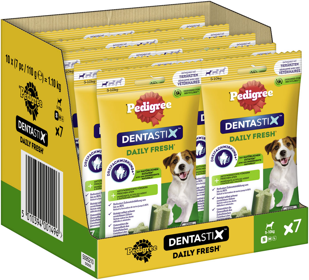Pedigree - Dentastix Tägliche Frische für kleine Hunde 7 Stück - 1 x 110g - 2