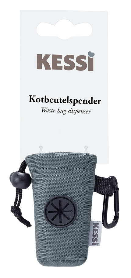 Kotbeutelspender grau