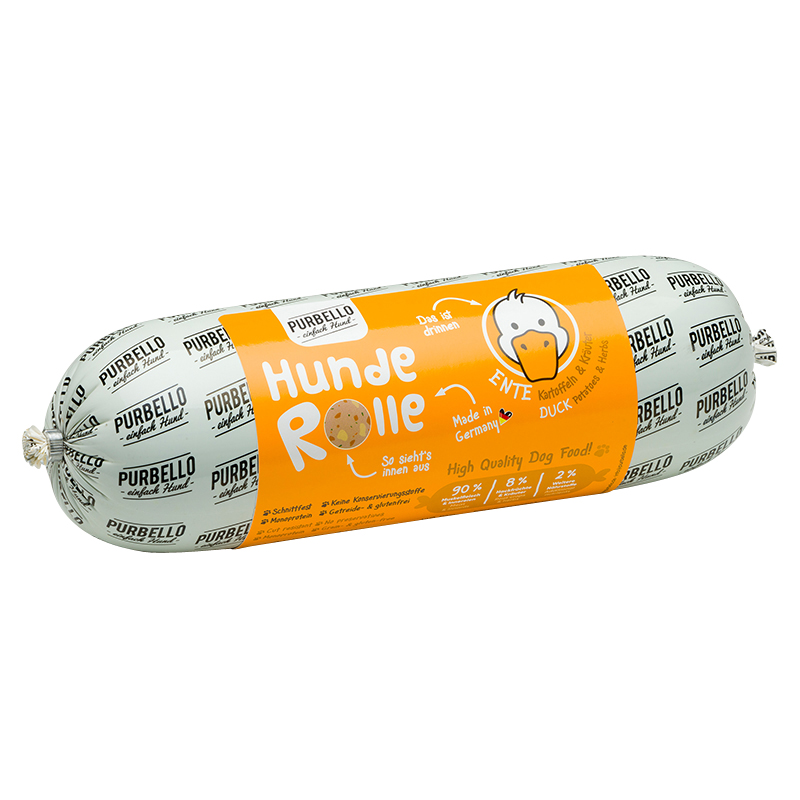Purbello - Hunderolle mit Ente - 1 x 800g - 4