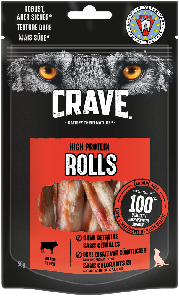 Crave - Protein Rolls mit Rind