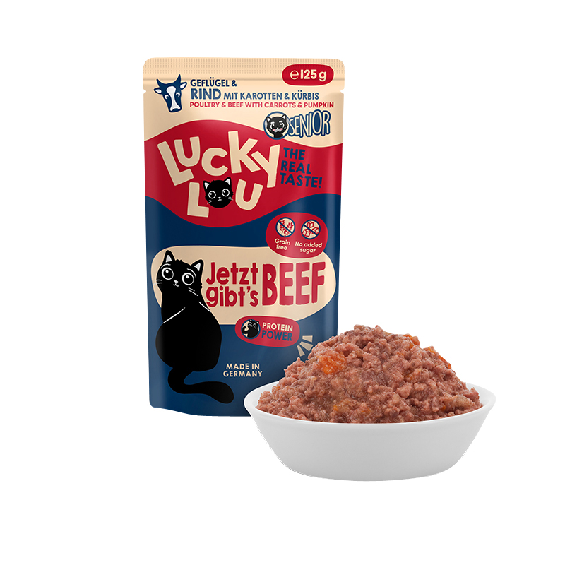 Lucky Lou - Senior Geflügel & Rind - 16 x 125g - 3
