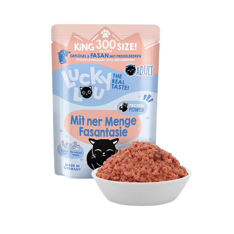 Lucky Lou - Adult Geflügel & Fasan - 6 x 300g - 3