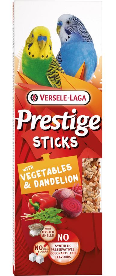 Prestige Sticks Kleinsittiche mit Gemüse & Löwenzahn