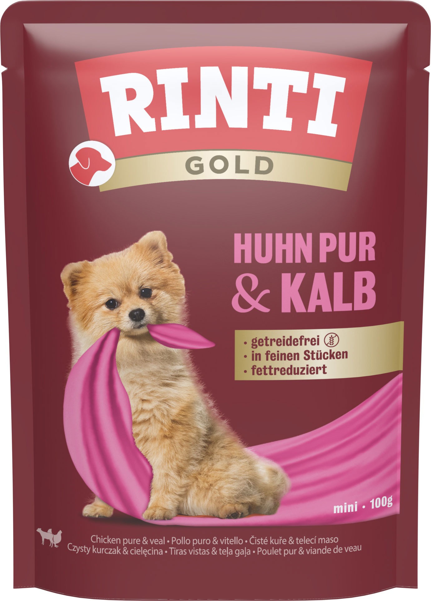 Rinti - Rinti Gold Huhn&Kalb - 10 x 100g - 2