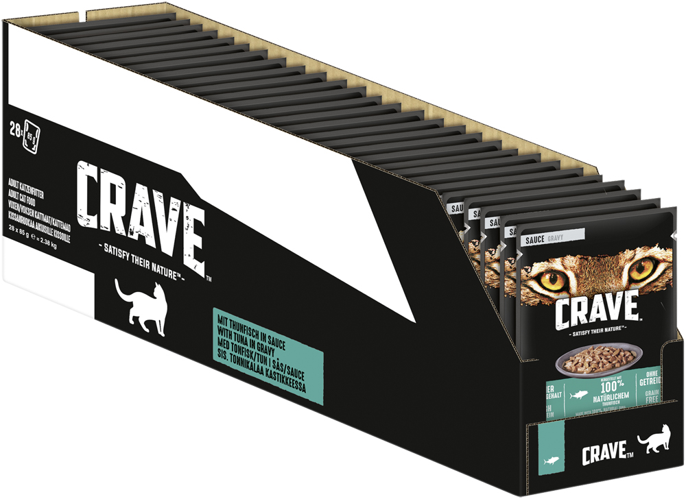 Crave - Thunfisch mit Sauce - 28 x 85g - 2