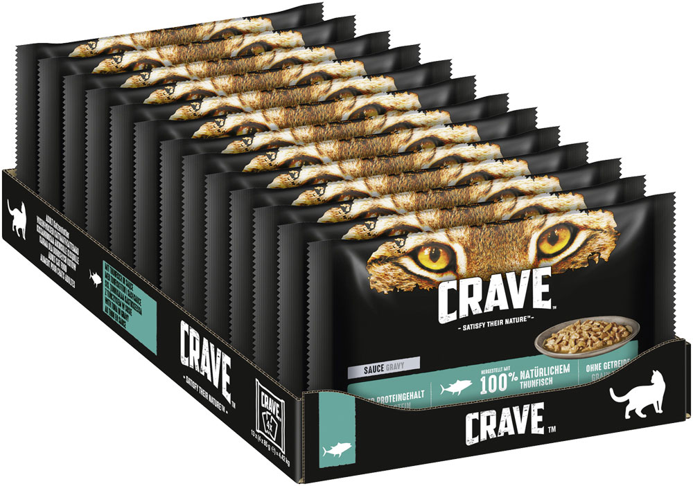 Crave - Multipack mit Thunfisch in Sauce - 1 x 4X85g - 2