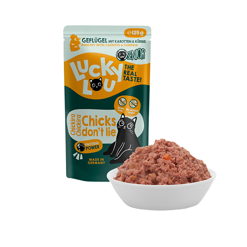 Lucky Lou - Senior Geflügel - 16 x 125g - 3