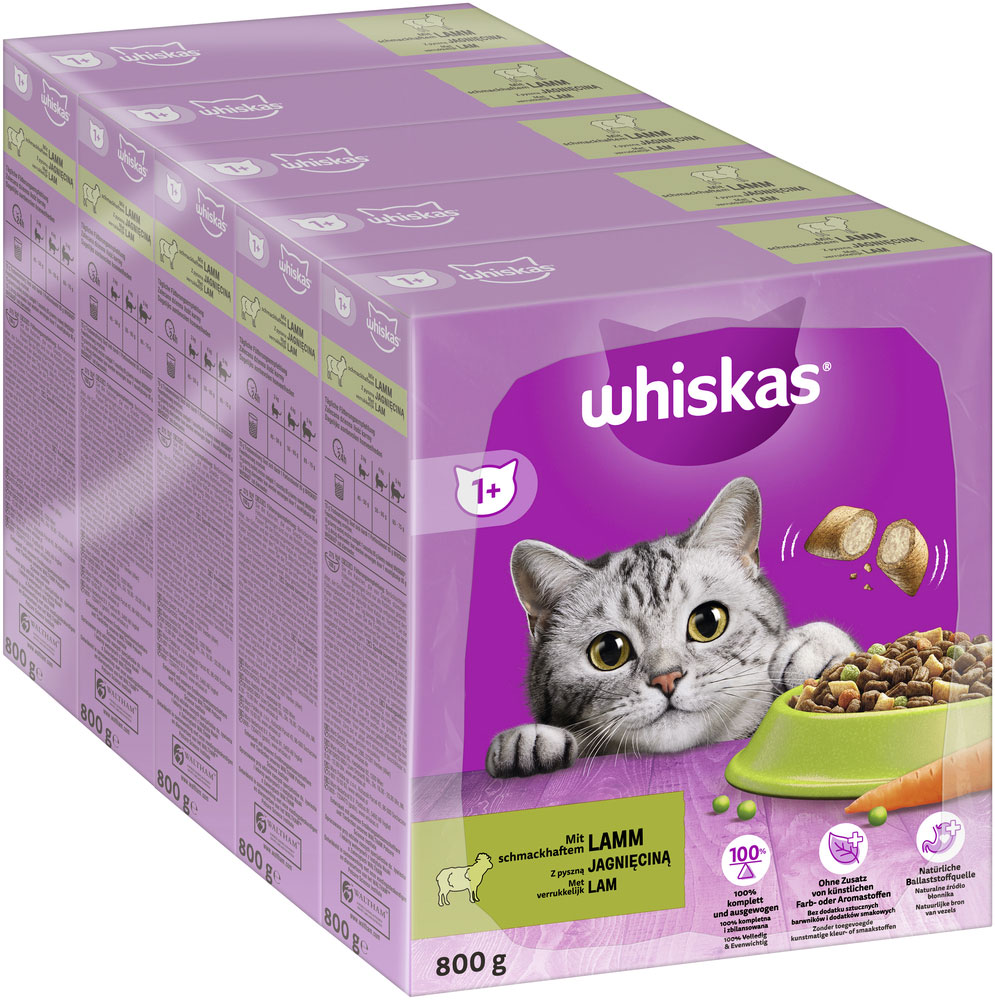 Whiskas - 1+ mit Lamm - 1 x 800g - 2