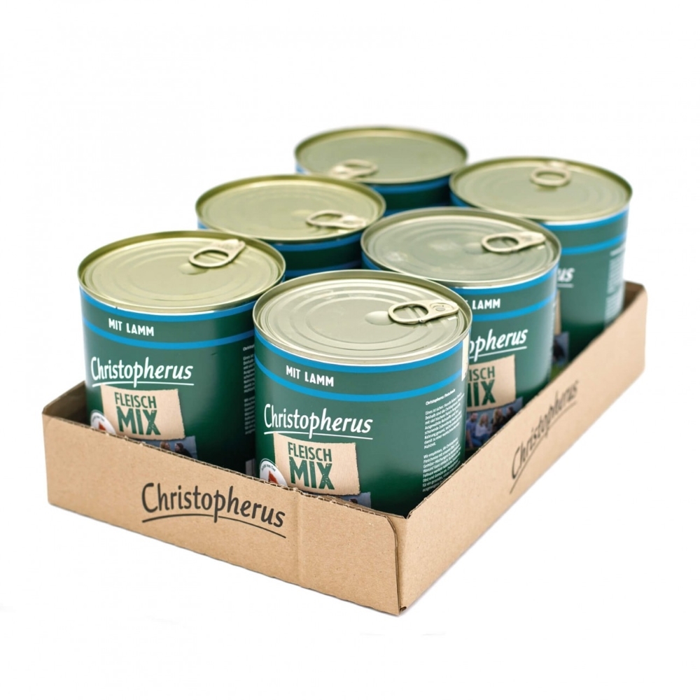 Allco Christopherus - Fleischmix mit Lamm - 6 x 800g - 2