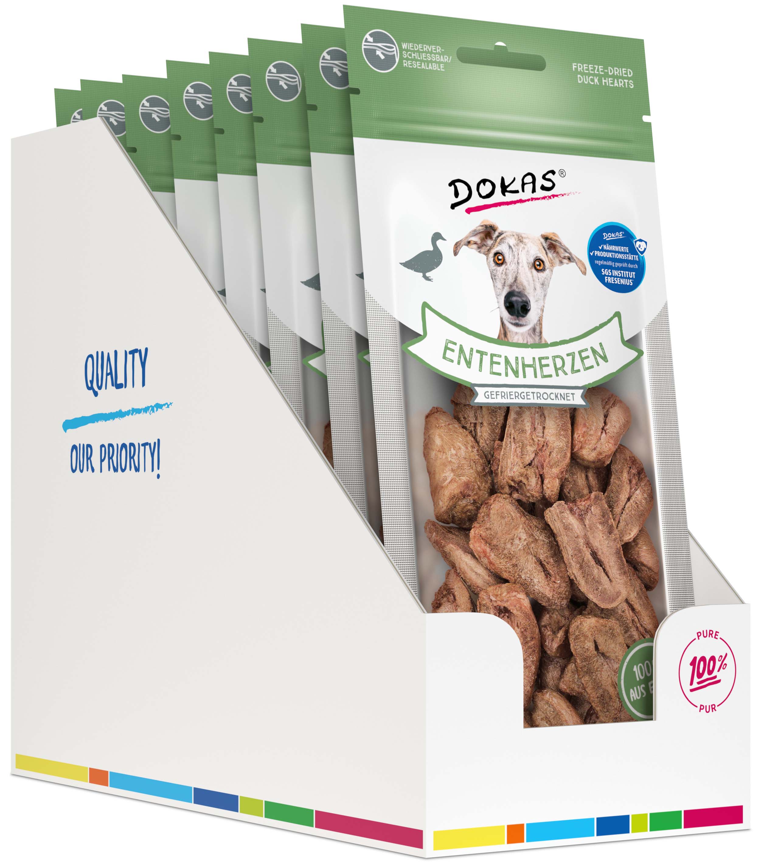 Dokas - Entenherzen, gefriergetrocknet - 1 x 22g - 2