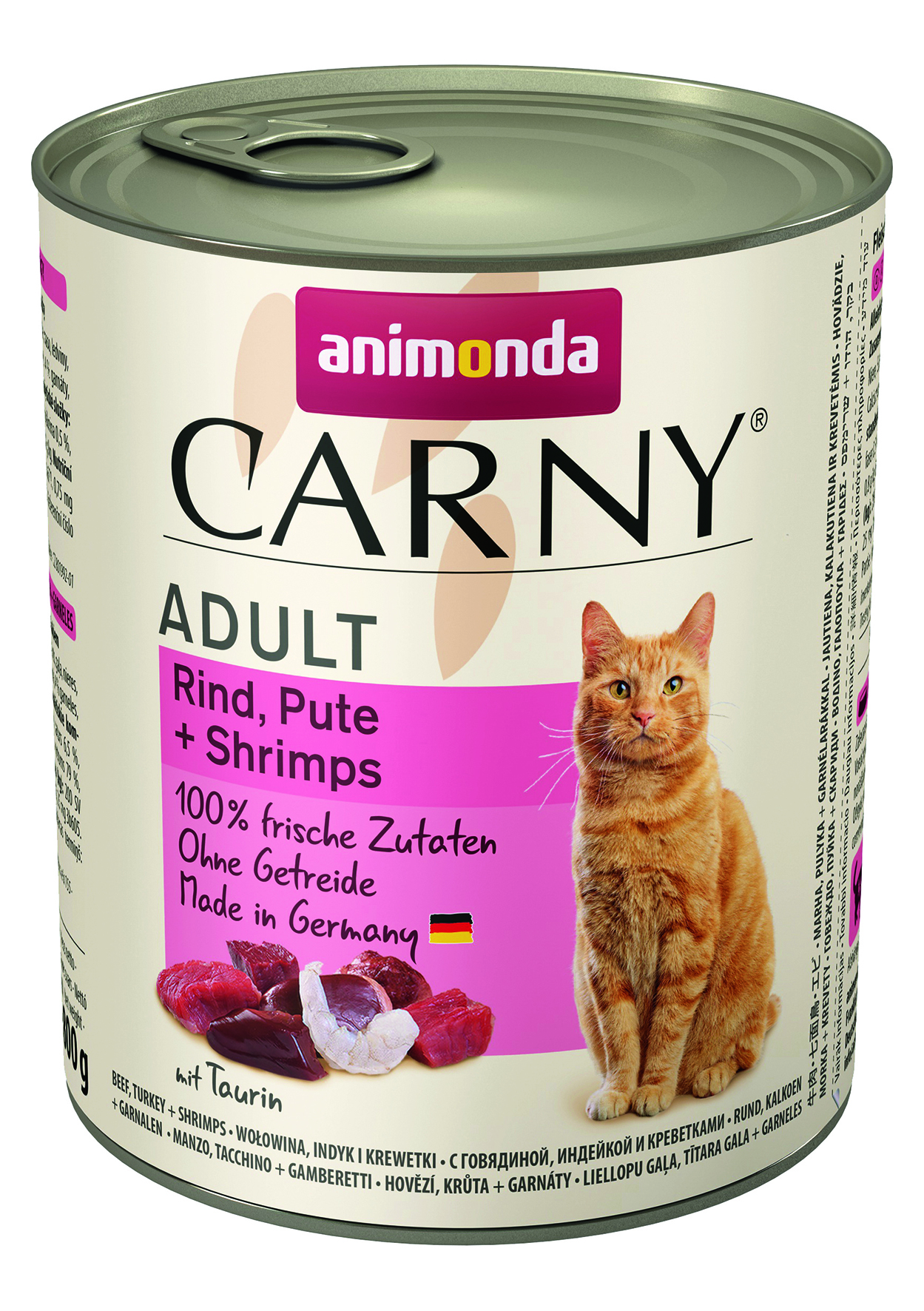 Animonda Carny - Adult Rind, Pute + Shrimps - 6 x 800g - 2