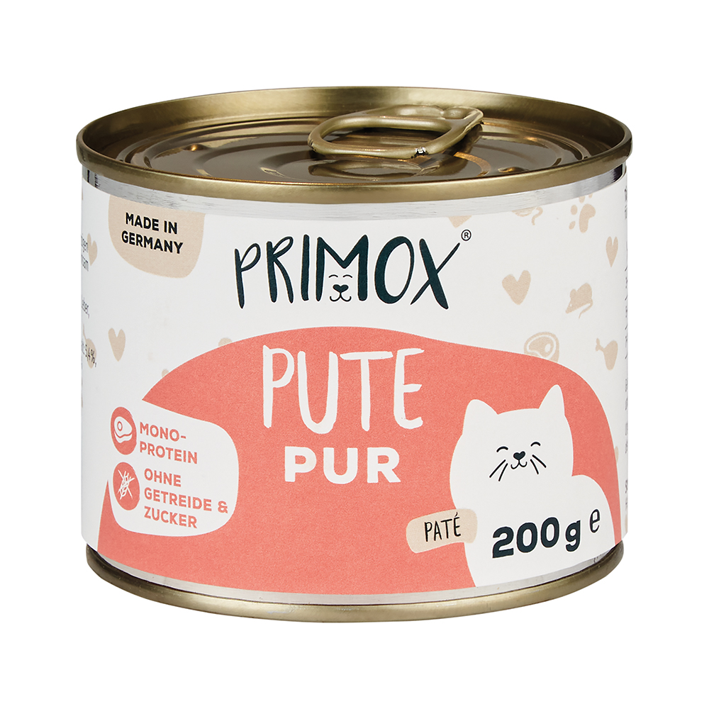 Katzenfutter Pute pur 6x200g