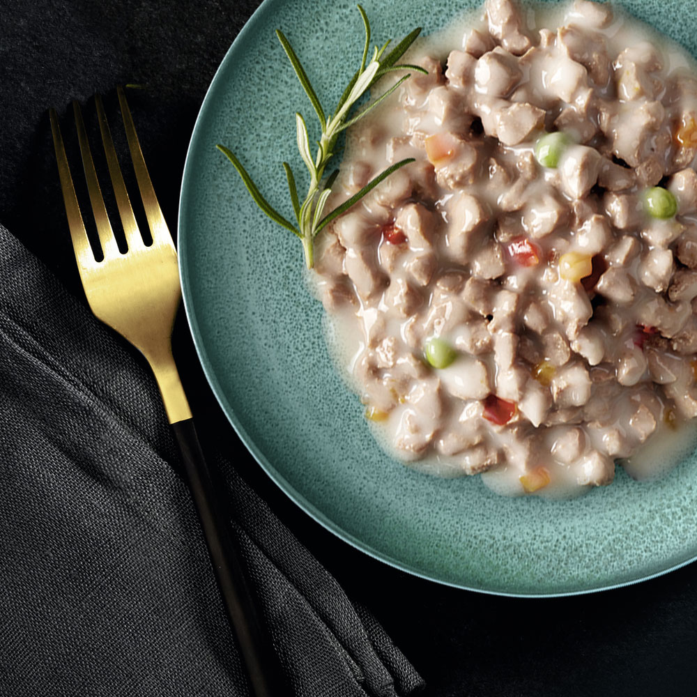 Sheba - Sauce Collection Frikassée mit Truthahn und Gemüse - 22 x 85g - 7