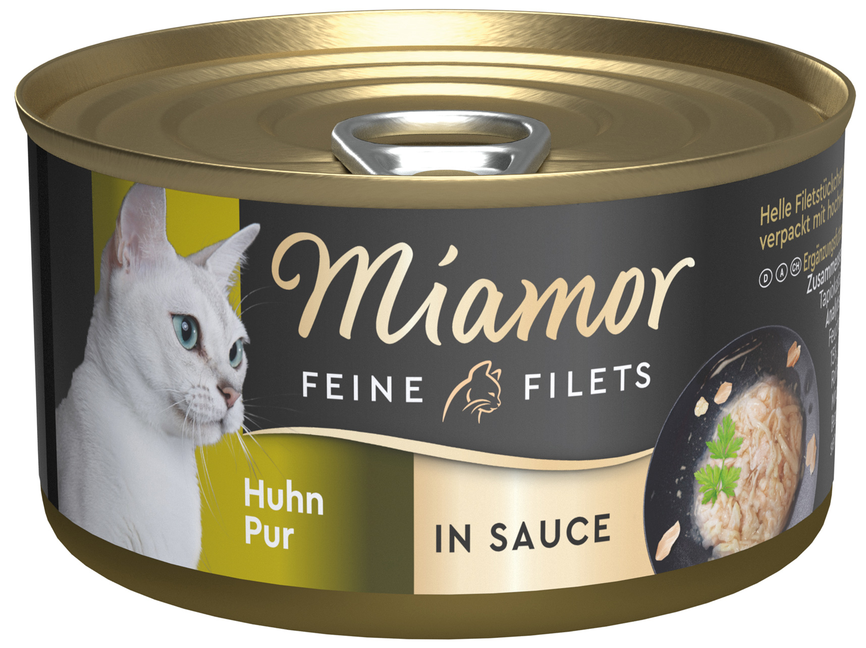 Feine Filets mit Huhn in Sauce