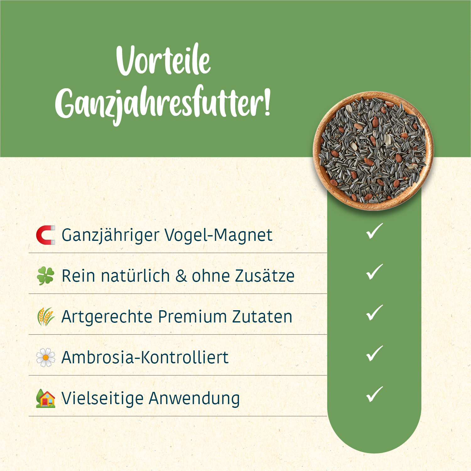 elles - Meisenfutter 2,5kg - 1 x 2,5kg - 4