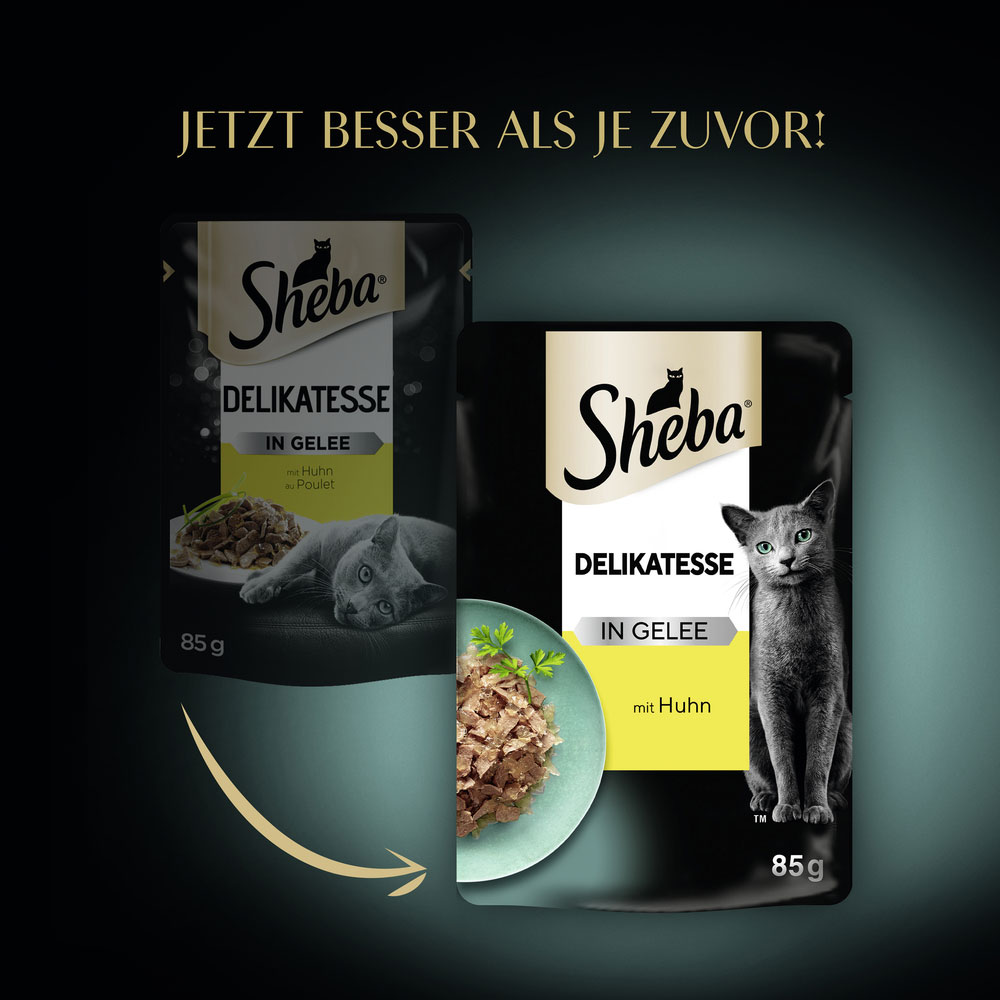 Sheba - Delicatesse in Gelee mit Huhn - 28 x 85g - 5