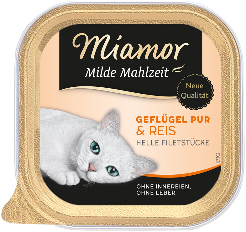 Milde Mahlzeit Geflügel & Reis
