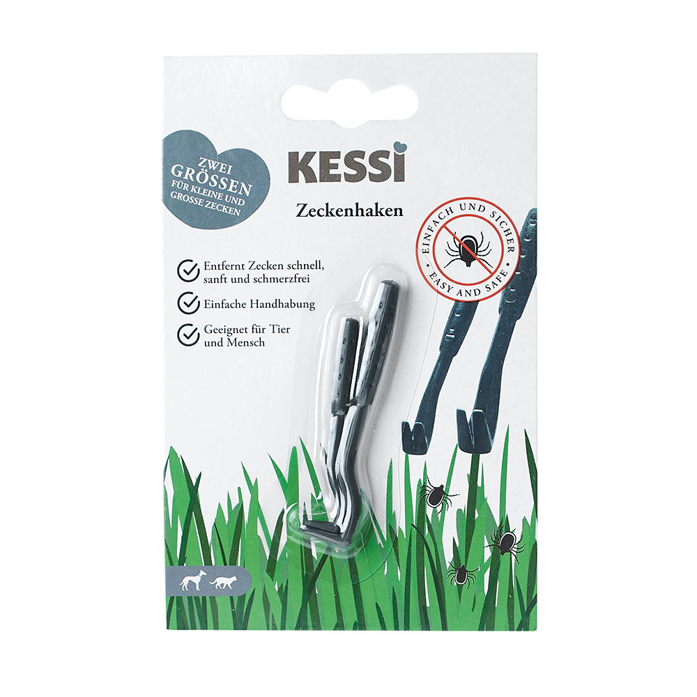 Kessi - Zeckenhaken - 1 x 2 Stück - 2