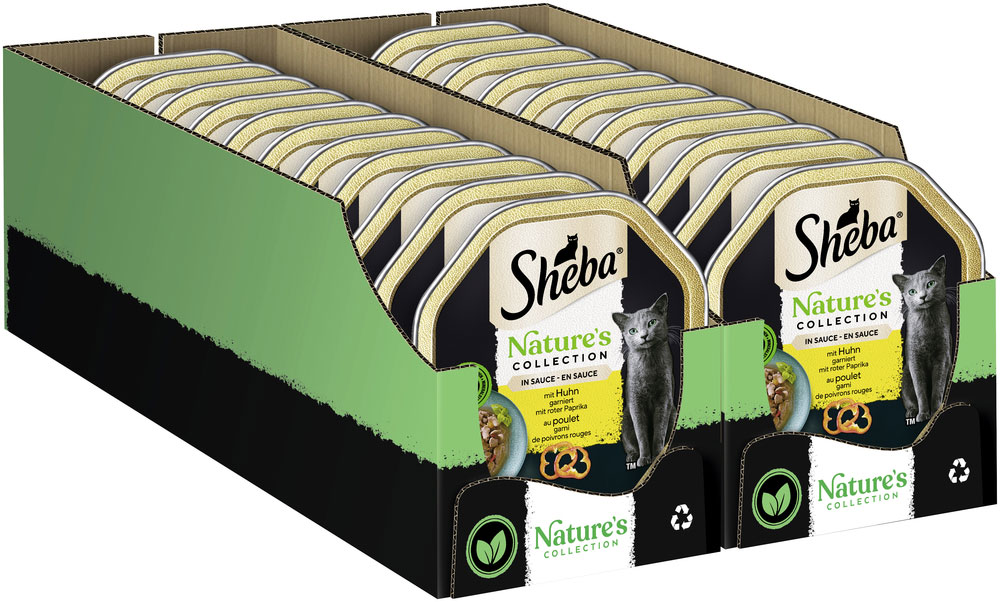 Sheba - Natures Collection in Sauce mit Huhn - 22 x 85g - 2