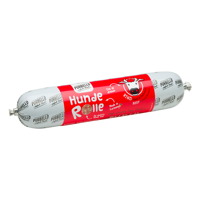 Purbello - Hunderolle mit Rind - 1 x 400g - 4