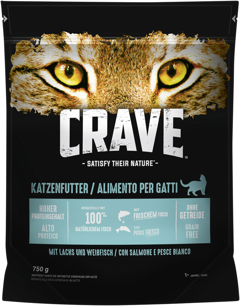 Crave - Adult mit Lachs & Weissfisch - 1 x 750g - 2