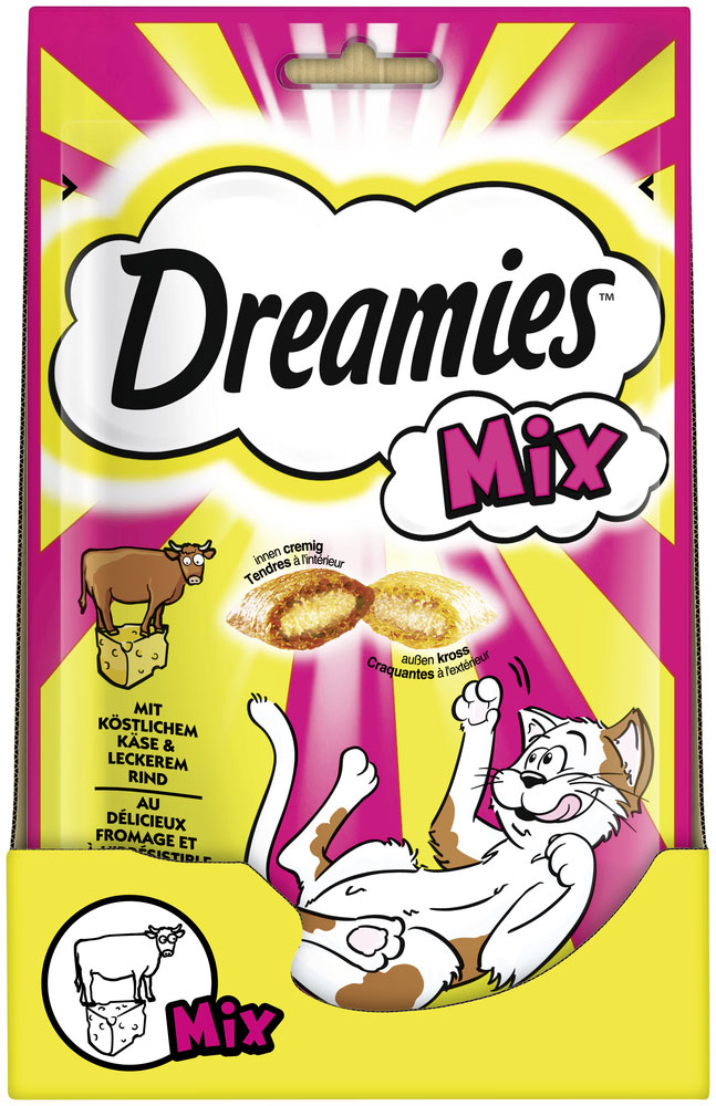 Dreamies - Mix Käse&Rind 60g - 6 x 60g - 3
