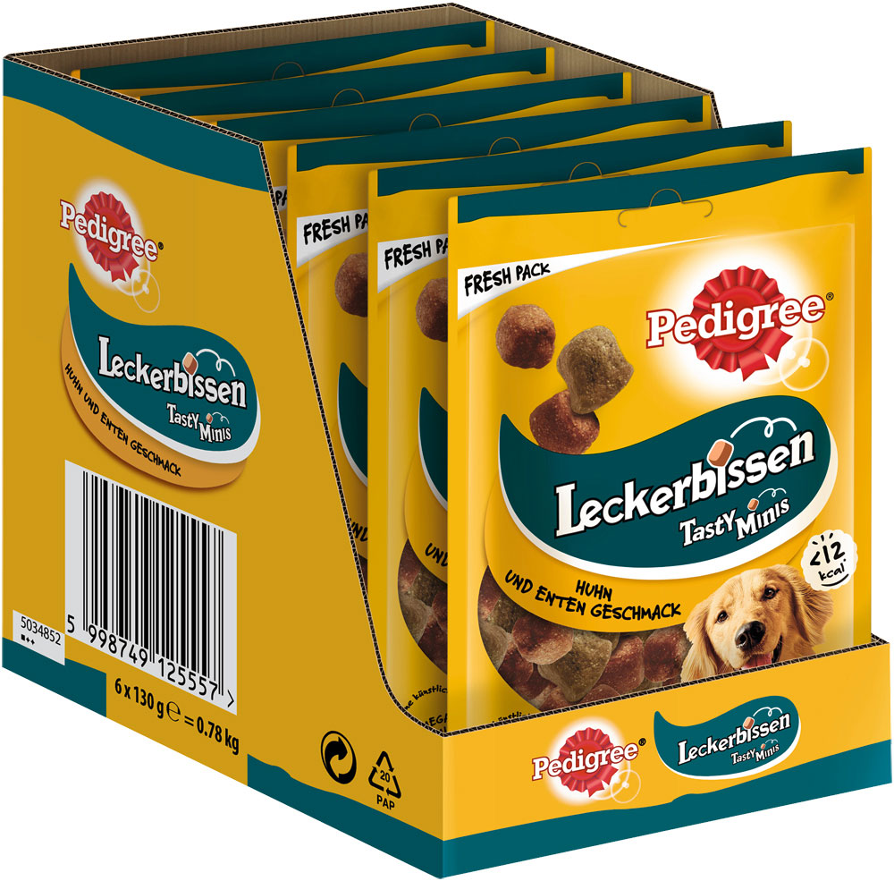 Pedigree - Leckerbissen Kau-Happen mit Huhn - 1 x 130g - 2