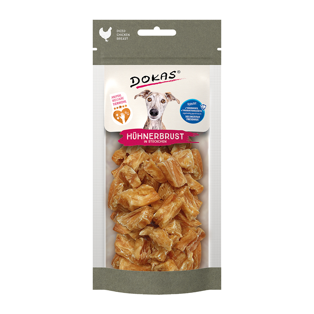 Hühnerbrust in Stücken