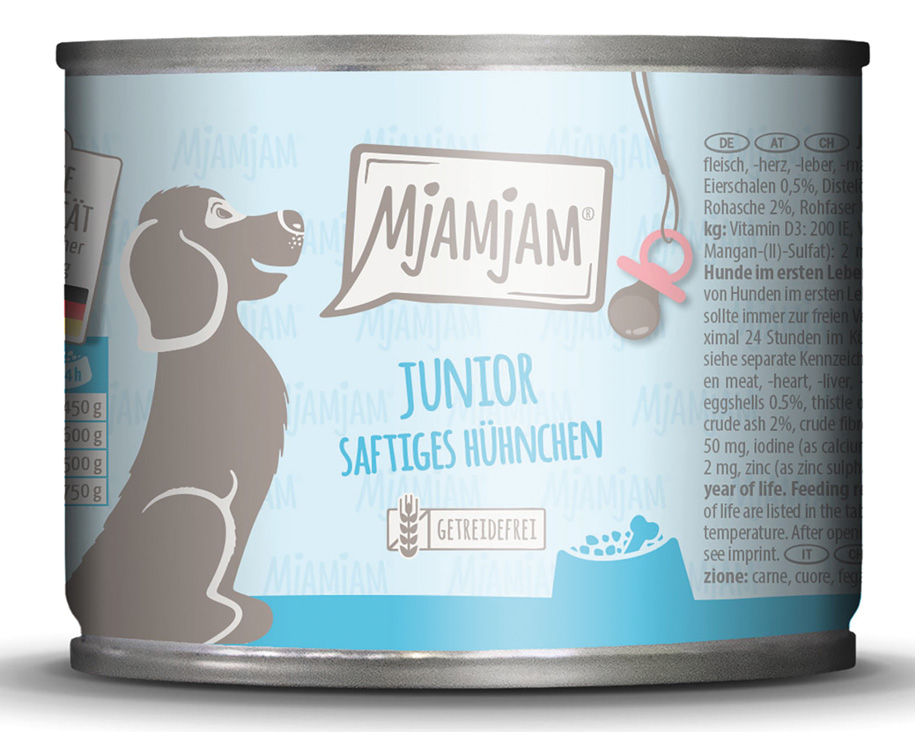 Junior saftiges Hühnchen mit Ei