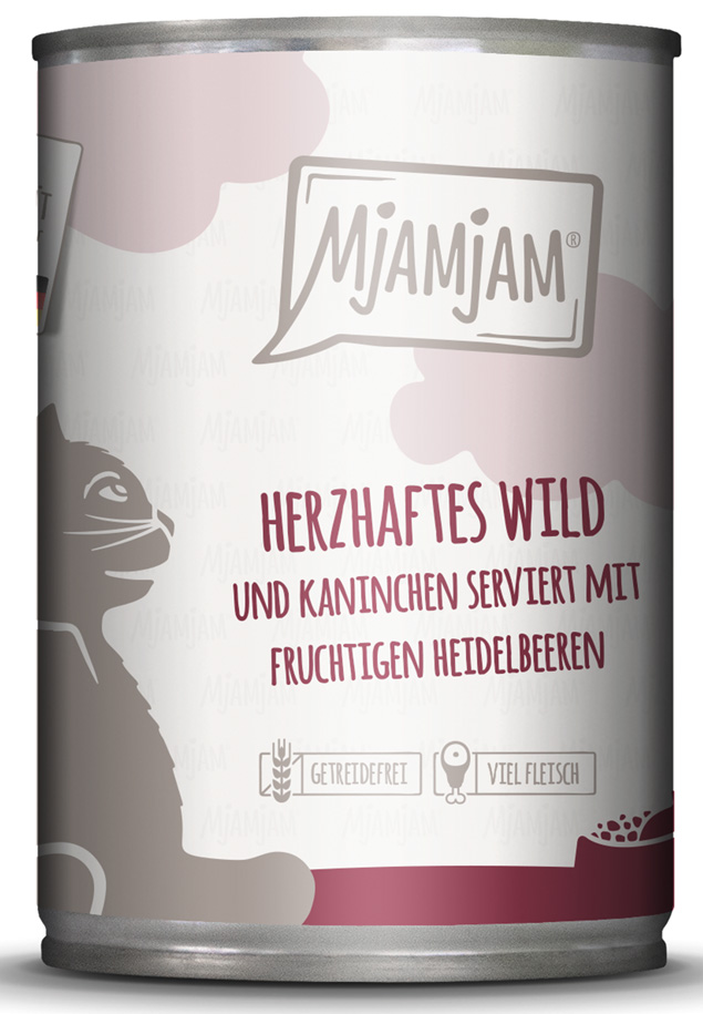 herzhaftes Wild & Kaninchen an fruchtigen Heidelbeeren