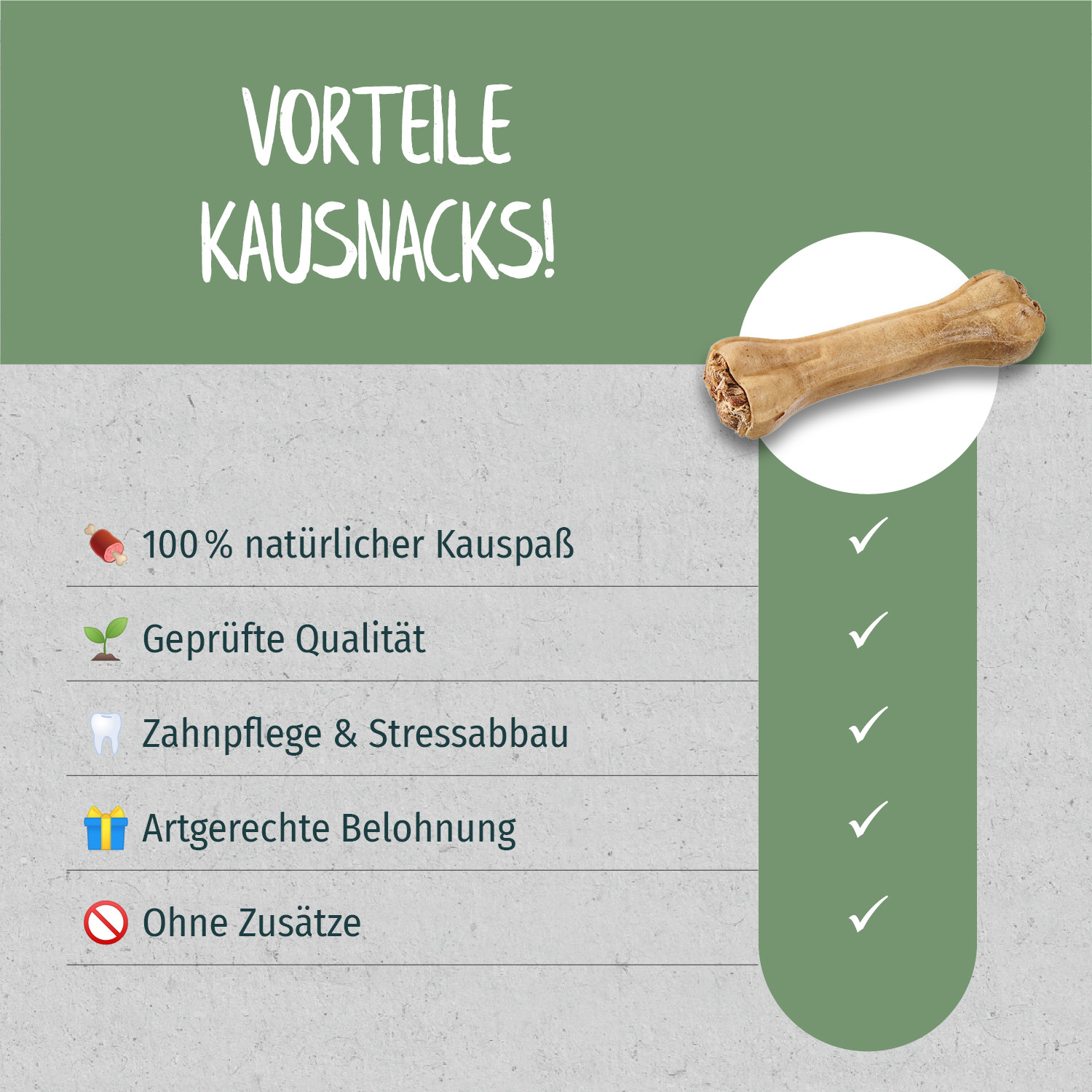 Primox - Kauknochen mit Pansenfüllung 80g - 1 x 2 Stück - 3