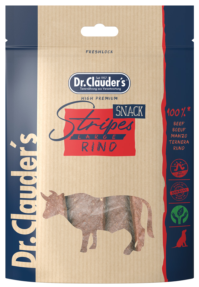 Dr. Clauder - Rinderfleisch Stripes Large