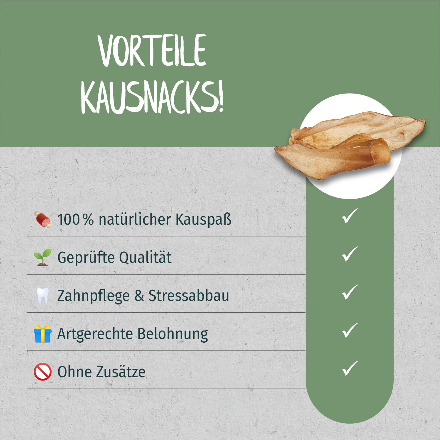 Primox - Rinderohren 50g - 1 x 5 Stück - 3