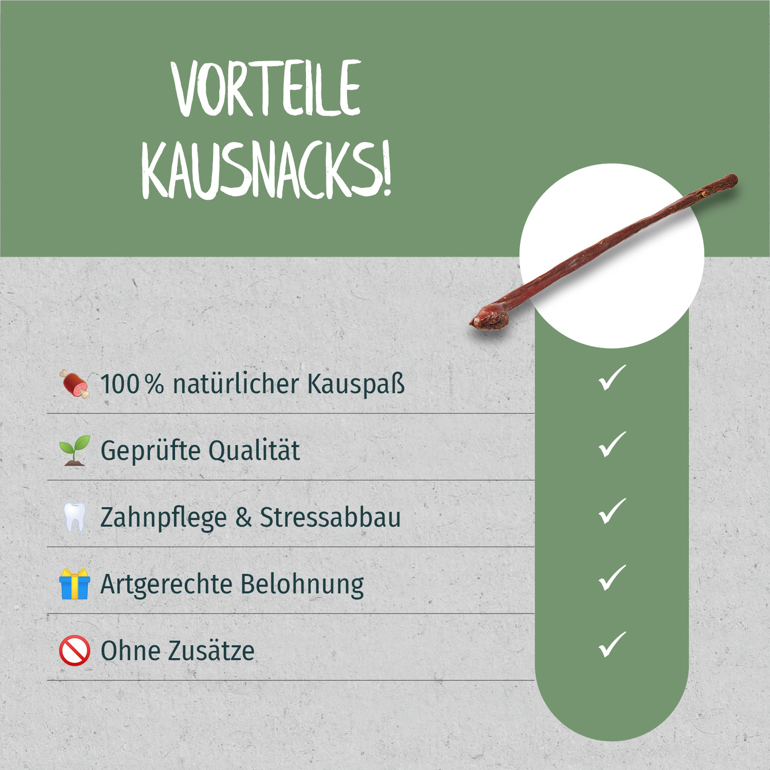 Primox - Rinderschlundstange 60cm 50g - 1 x 1 Stück - 3