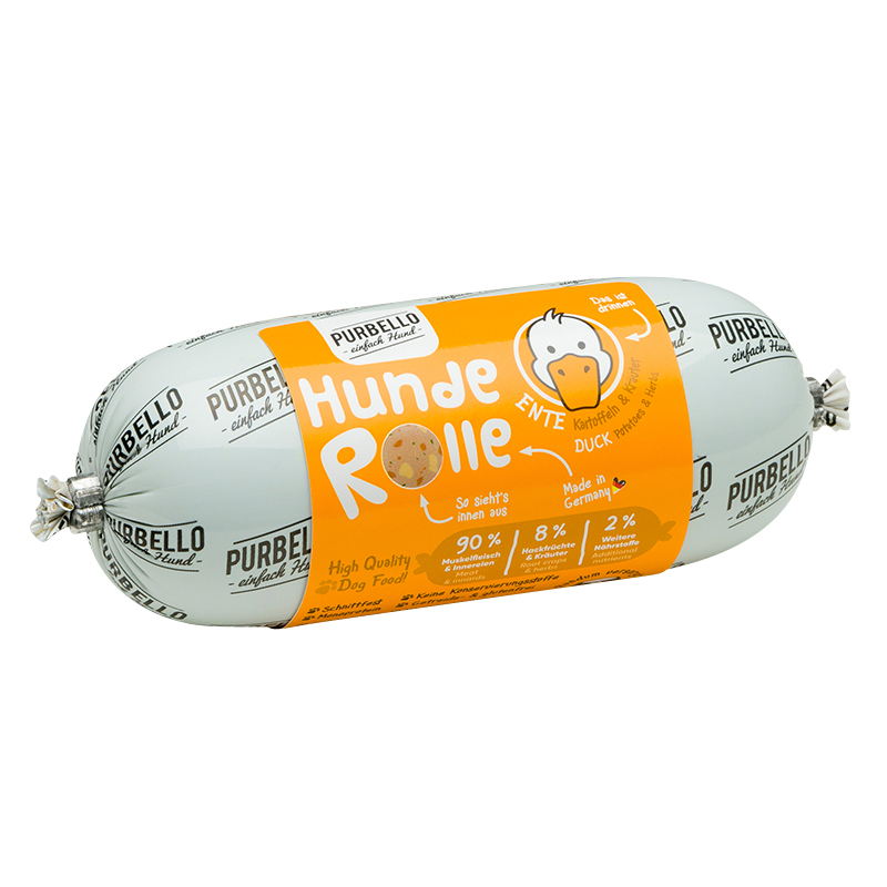 Purbello - Hunderolle mit Ente - 1 x 200g - 4