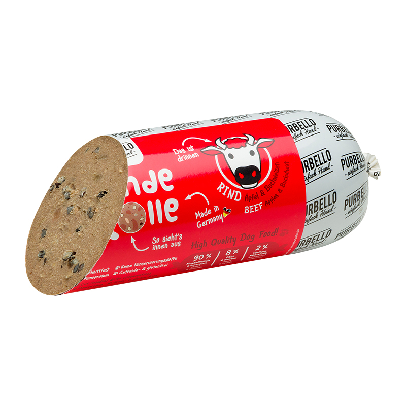 Purbello - Hunderolle mit Rind - 1 x 800g - 3